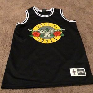Gun N Roses black jersey tank top